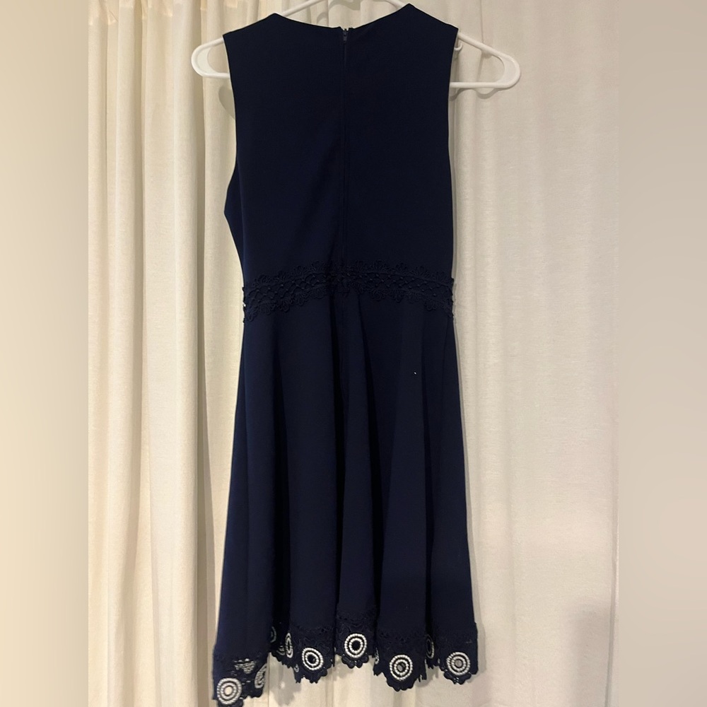 Navy blue Girls modest dress